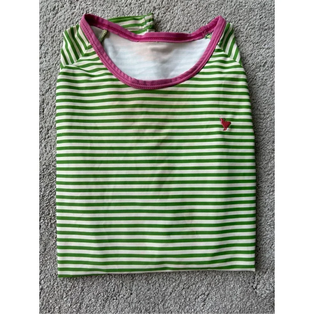 Pink Chicken Girls swim rashguard Sz 9/10 $52